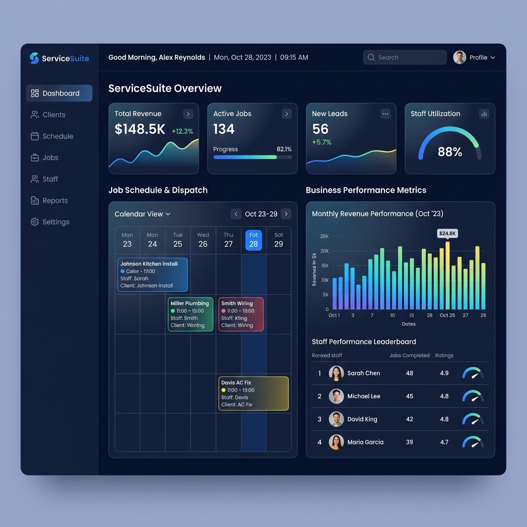 ServiceSuite Dashboard